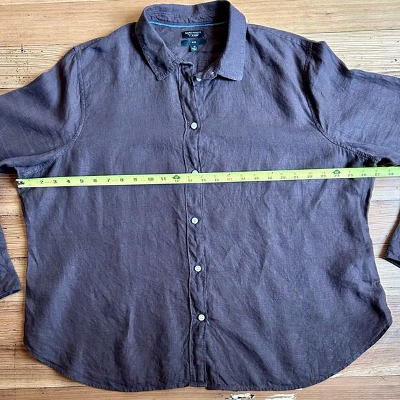 J. Crew slim fit Baird McNutt Irish Linen shirt. Size 22. - Picture 9 of 12